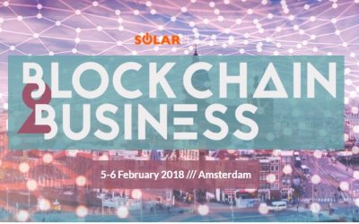 VPPlant takes parts in Blockchain2Business conference in Amsterdam